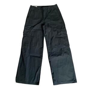 Levi's 100% Cotton Baggy Pocket Utility Mid-Rise Wide Leg Casual Cargo Pants